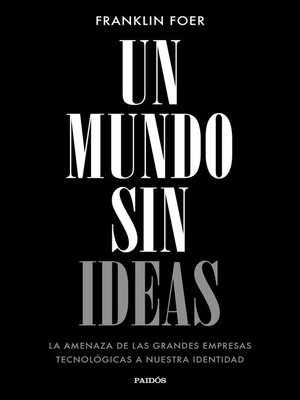 cover image of Un mundo sin ideas